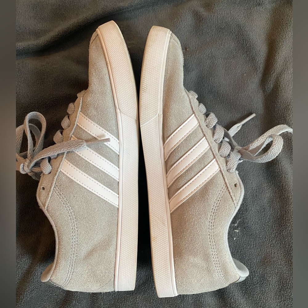 Adidas Grey Suede Sneakers